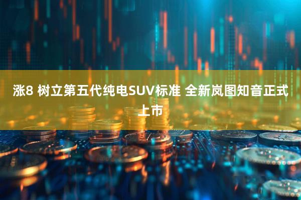 涨8 树立第五代纯电SUV标准 全新岚图知音正式上市