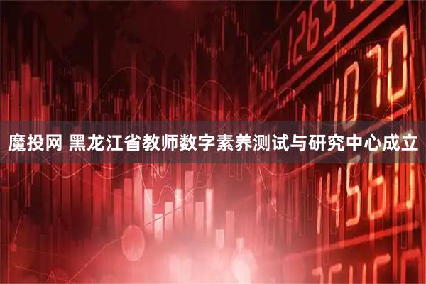 魔投网 黑龙江省教师数字素养测试与研究中心成立