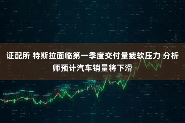 证配所 特斯拉面临第一季度交付量疲软压力 分析师预计汽车销量将下滑